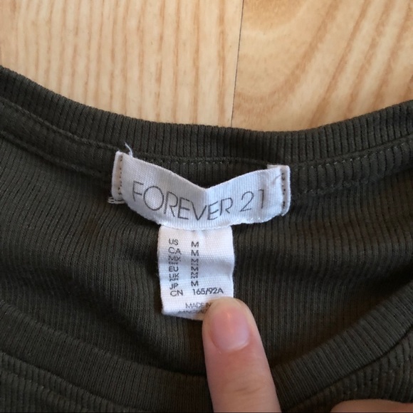 Forever 21 Crop Shirt - Picture 2 of 2